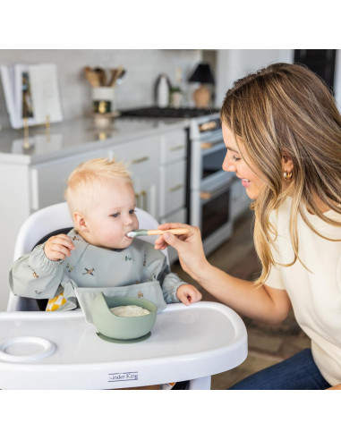 Juego de Alimentación de Silicona ATSHA - 19 Piezas para Bebés