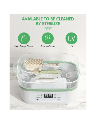 Set de Cepillos para Biberones 7 en 1 FURNIPLAS Verde