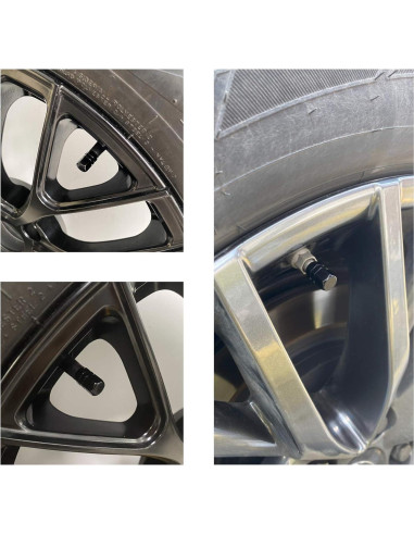 8 Tapas de Válvula de Neumático ZMSHANGMAO Universal Aluminio