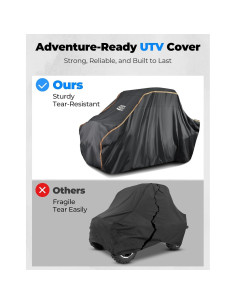 Funda KEMIMOTO UTV 2-3 Asientos Protección Todo Clima 2
