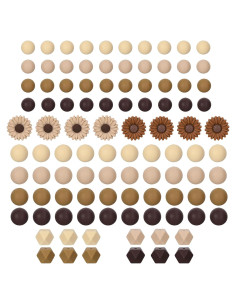 100 Perlas de Silicona Wezdopu para Joyería DIY Coloridas