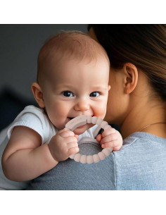 3 Mordedores de Silicona para Bebés - Alivio de Encías 0-18 Meses 2