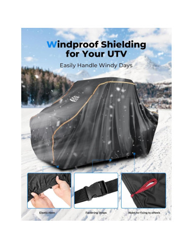 Funda KEMIMOTO UTV 2-3 Asientos Protección Todo Clima