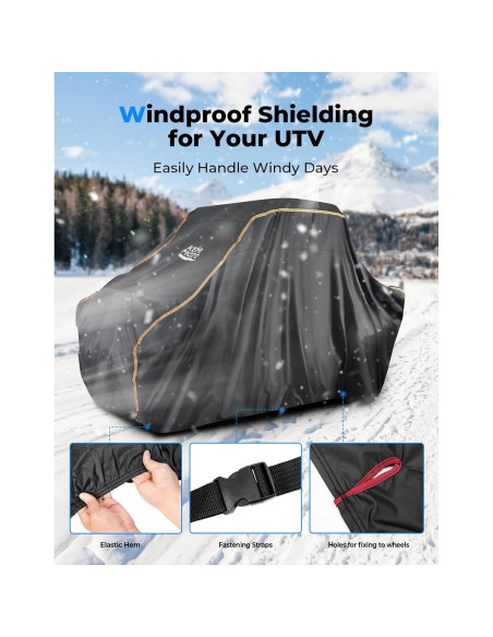 Funda KEMIMOTO UTV 2-3 Asientos Protección Todo Clima