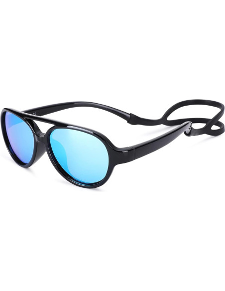Gafas de sol polarizadas COASION para bebés UV400 con correa