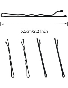 330 Pasadores de Pelo Negros YINGFENG 5.6 cm Alta Calidad 2