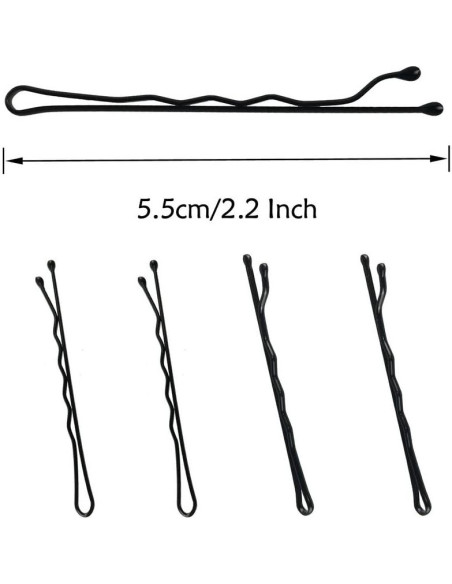 330 Pasadores de Pelo Negros YINGFENG 5.6 cm Alta Calidad