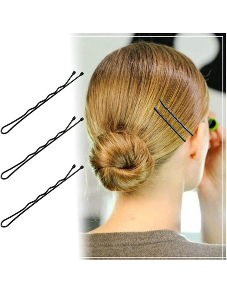 330 Pasadores de Pelo Negros YINGFENG 5.6 cm Alta Calidad