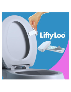 Mango de Asiento de Inodoro Lifty Loo - Paquete de 2 Blanco