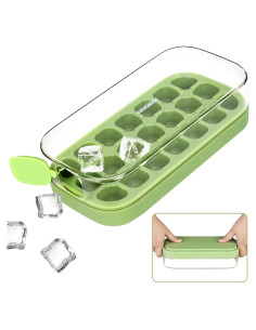 Bandeja de Hielo Silicone LettreQ 21 Cubos Fácil Liberación