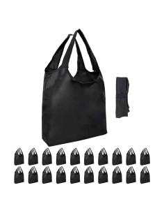Aricsen 20 Bolsas de Compras Reutilizables Plegables 38.1cm