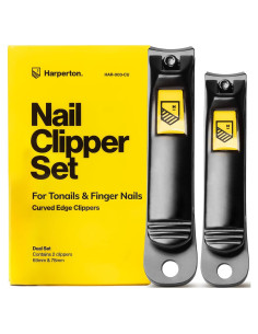 Cortauñas Gruesas Harperton - Acero Inoxidable con Estuche