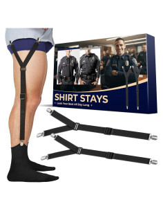 Soportes de Camisa Ajustables COZIA con Clips Antideslizantes