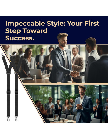 Soportes de Camisa Ajustables COZIA con Clips Antideslizantes