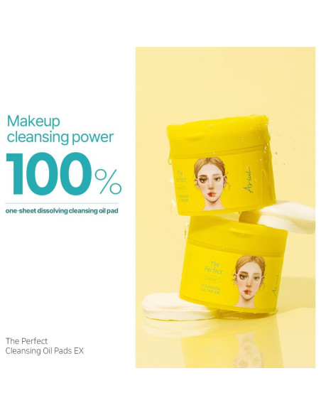 Ariul The Perfect Cleansing Oil Pads EX - 60 Unidades 175ml Ariul The Perfect Cleansing Oil Pads EX - 60 Unidades 175ml