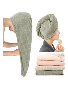 Paquete de 4 Toallas de Microfibra ROLSHOL Extra Grande