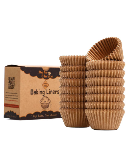 Forros de Cupcake Mini Bake Choice 400pcs Papel Pergamino