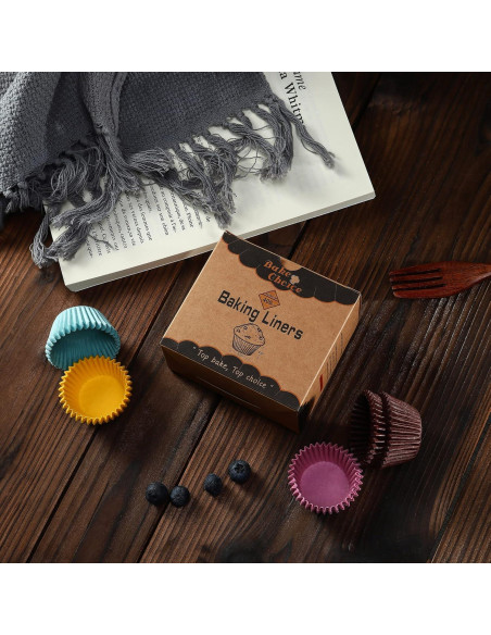 Forros de Cupcake Mini Bake Choice 400pcs Papel Pergamino