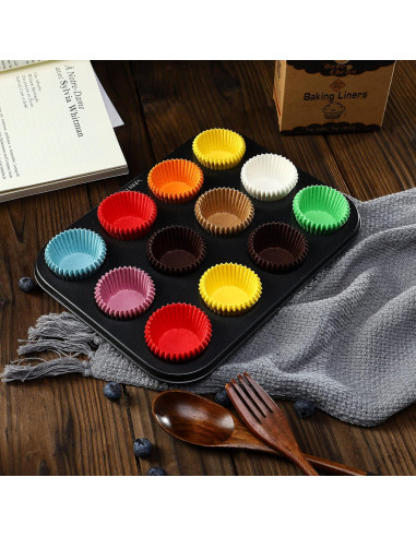 Forros de Cupcake Mini Bake Choice 400pcs Papel Pergamino