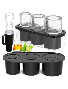 Bandeja de Hielo Cilíndrica Ukulork 40Oz Silicona BPA Free