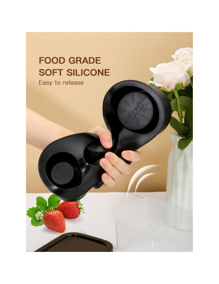 Bandeja de Hielo Cilíndrica Ukulork 40Oz Silicona BPA Free