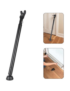 Barra de Seguridad Ajustable BRINKS para Puertas - Negro 2