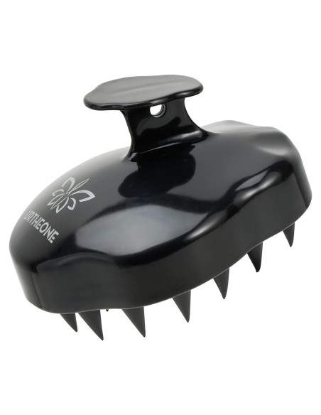 Cepillo Masajeador de Cuero Cabelludo URTHEONE Negro - Silicona Suave