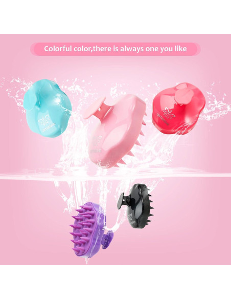 Cepillo Masajeador de Cuero Cabelludo URTHEONE Negro - Silicona Suave