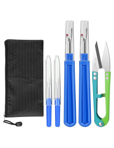 Kit de Desgarradores de Costura CampTek - 4 Piezas Azul