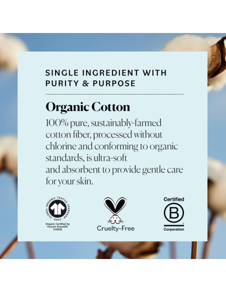 Bastones de Algodón Orgánico Sky Organics - 60 Unidades