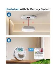 Detector de Humo SITERWELL GS562A Interconectado 6 Paquetes 2
