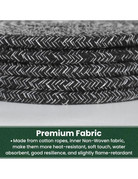 Trivetes de Cocina KITLAB 20 cm 6 Pcs Resistente al Calor