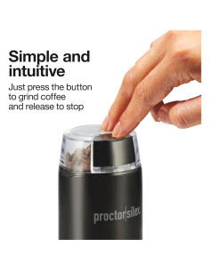 Molinillo de Café Eléctrico Proctor Silex 12 Tazas Acero Inoxidable 2