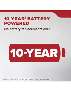 Detector de Humo Kidde 20SD10, Batería de 10 Años, LED 2