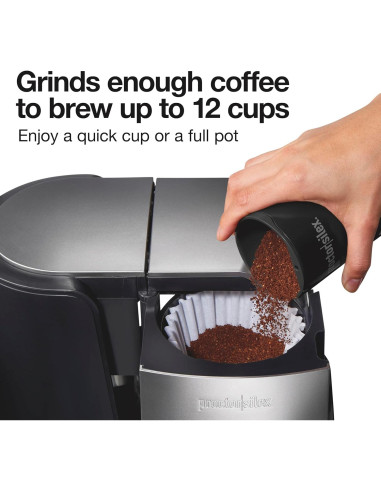 Molinillo de Café Eléctrico Proctor Silex 12 Tazas Acero Inoxidable