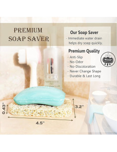 Soportes de Jabón Ecológicos Es Senah 8 Pack Antideslizantes 2