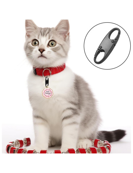 Clip de Cremallera OXT 6PCS Antirrobo Negro y Blanco