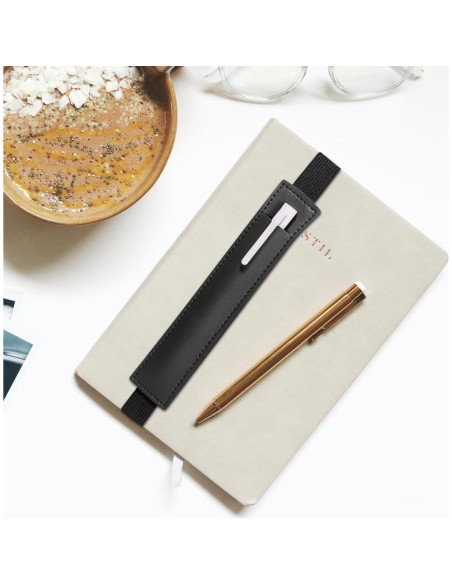 12 Sujetadores de Banda Elástica Aswewamt para Cuadernos de Cuero PU