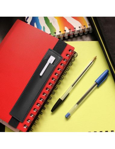 12 Sujetadores de Banda Elástica Aswewamt para Cuadernos de Cuero PU