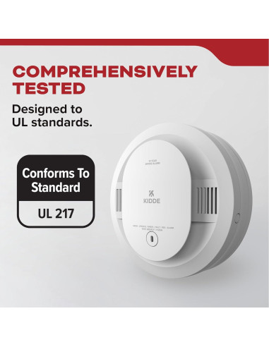 Detector de Humo Kidde 20SD10, Batería de 10 Años, LED