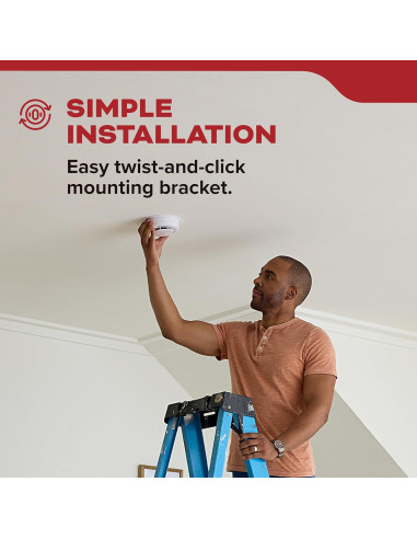 Detector de Humo Kidde 20SD10, Batería de 10 Años, LED