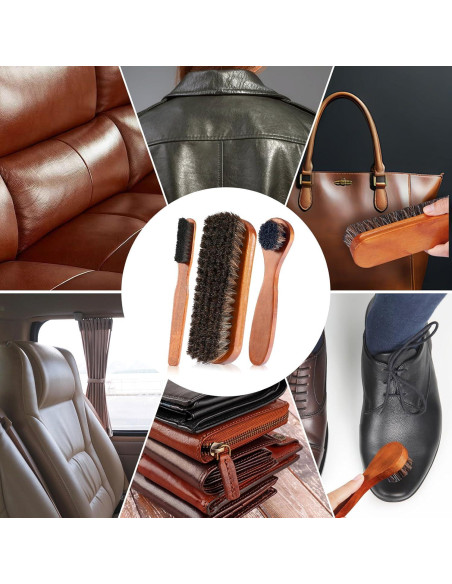 Kit de Cuidado de Zapatos Nuroon - 13 Piezas con Cepillos y Aceite Kit de Cuidado de Zapatos Nuroon - 13 Piezas con Cepillos y Aceite