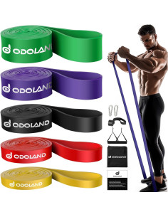 Conjunto de 5 Bandas de Resistencia Odoland para Ejercicio 2