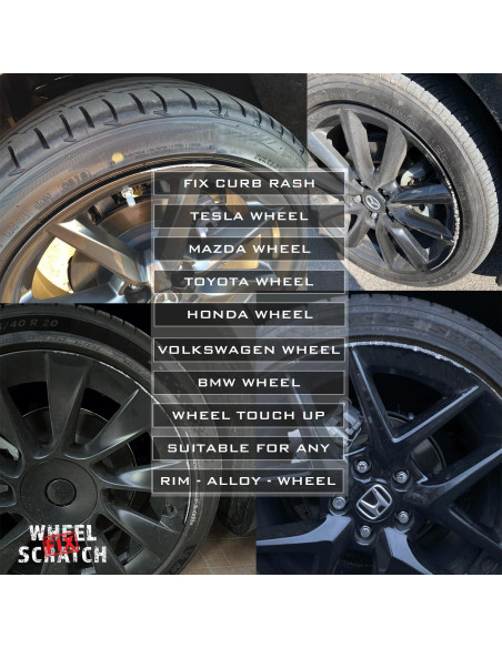 Kit de Reparación de Llantas Wheel Scratch Fix Antracita 0.3 Oz