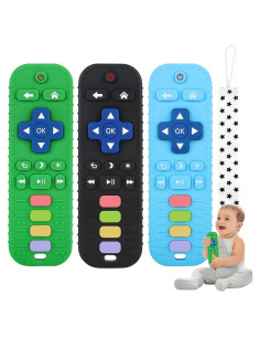 Set de 3 Mordedores para Bebés Fu Store Silicona 0-36 Meses