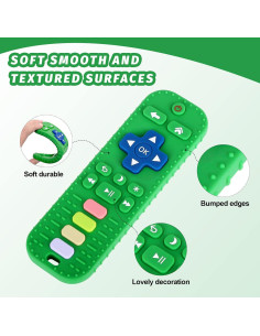 Set de 3 Mordedores para Bebés Fu Store Silicona 0-36 Meses 2