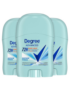 Desodorante Antitranspirante Degree Limpieza de Ducha 3x0.5oz