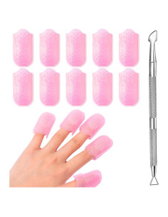 Kit de Remoción de Esmalte de Uñas Makartt 10 Pcs Rosa