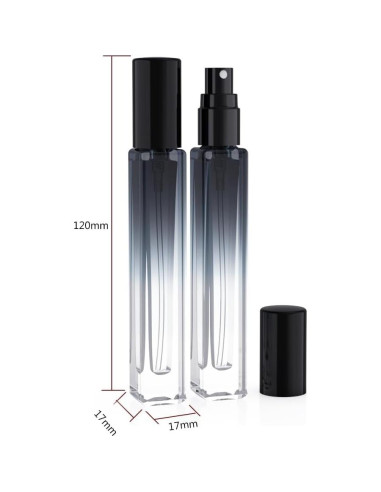 5 Botellas de Spray de Vidrio 10ml Seafulee Recargables