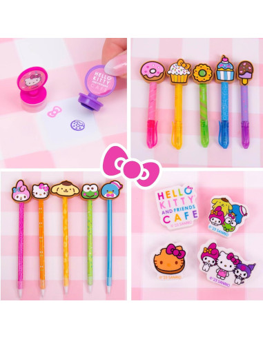 Conjunto de Bolígrafos Hello Kitty 21 Piezas Kawaii
